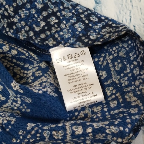 Ecote Sleeveless Boho V Neck Tunic or Mini Dress - Picture 6 of 6